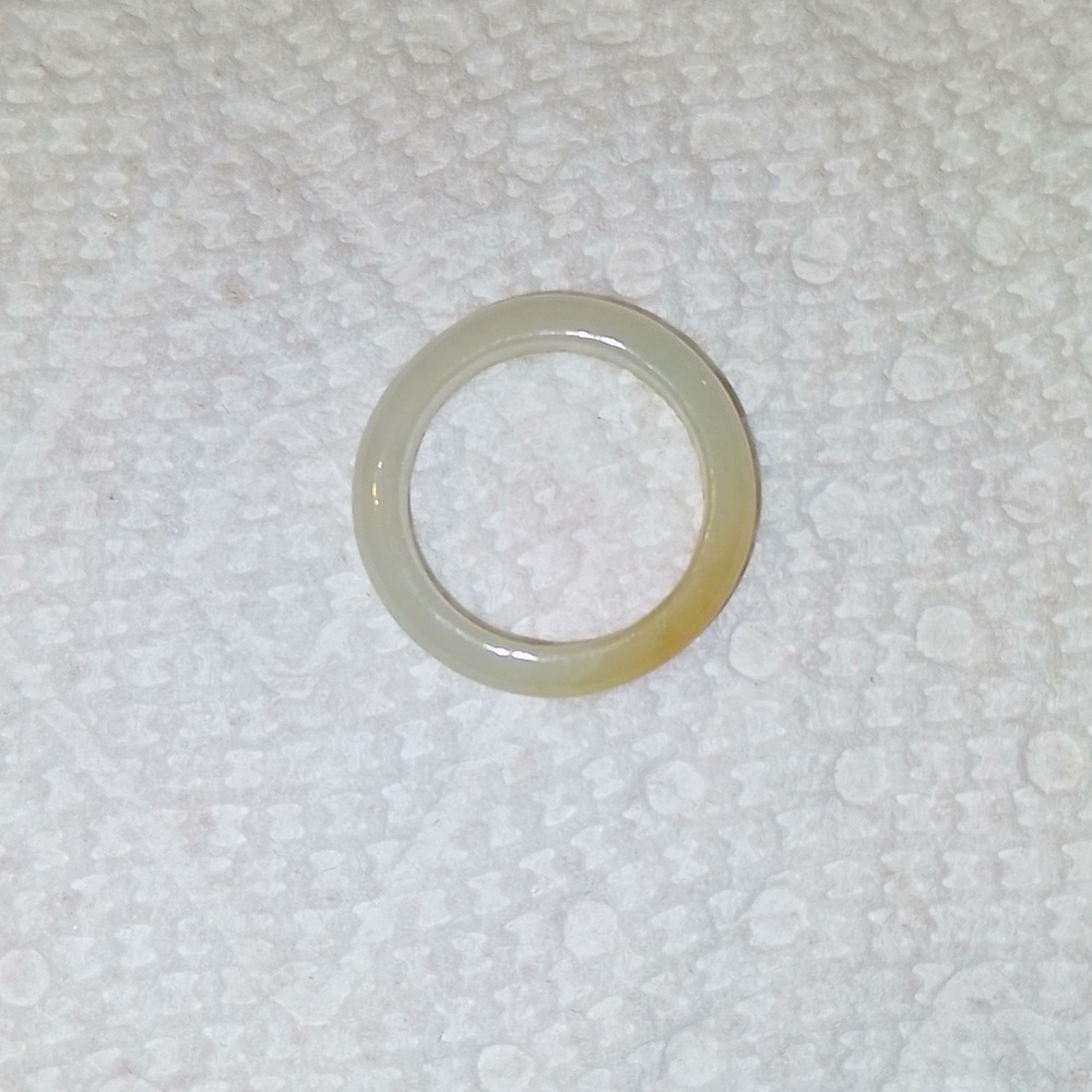 *2/$25* Sz 7 New Jade/Aventurine Gem Stone Ring 7 Men Women